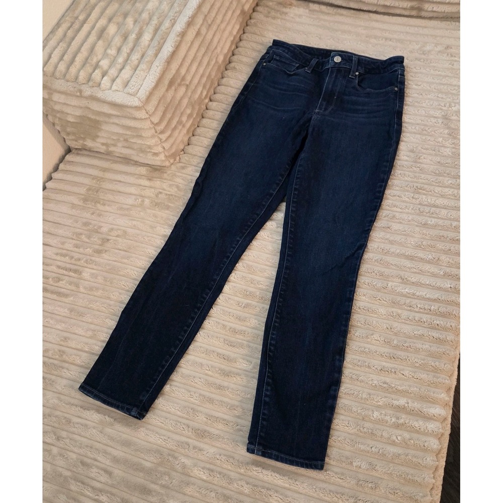 PAIGE Hoxton Ankle Skinny Jeans Telluride Dark Wash Denim Size 27